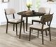 New Classic® Home Furnishings Rex Walnut Brown Guitar Pick Corner Table-1
