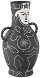 Currey & Company Saint-Paul-de-Vence Black/White Large Vase-1