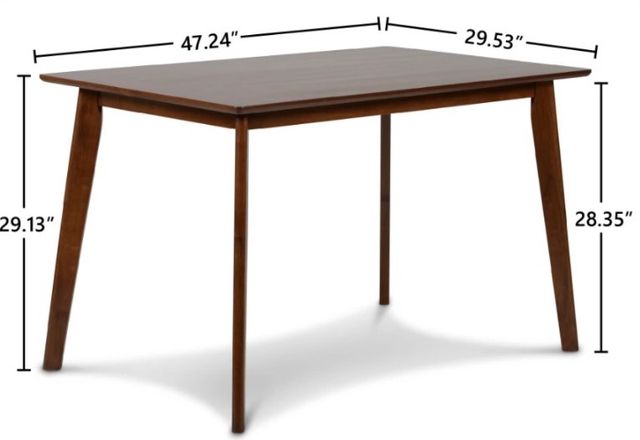New Classic® Home Furnishings Morocco Walnut Brown Rectangular Dining Table-2
