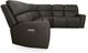 Flexsteel® Jarvis Mica Power Reclining Sectional with Power Headrests-4