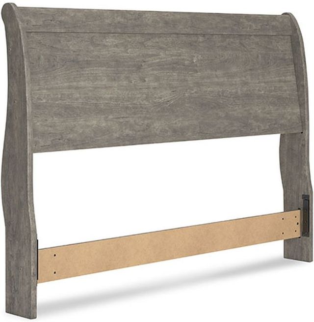 Signature Design by Ashley® Bayzor Warm Gray Vintage Queen Sleigh Headboard-0