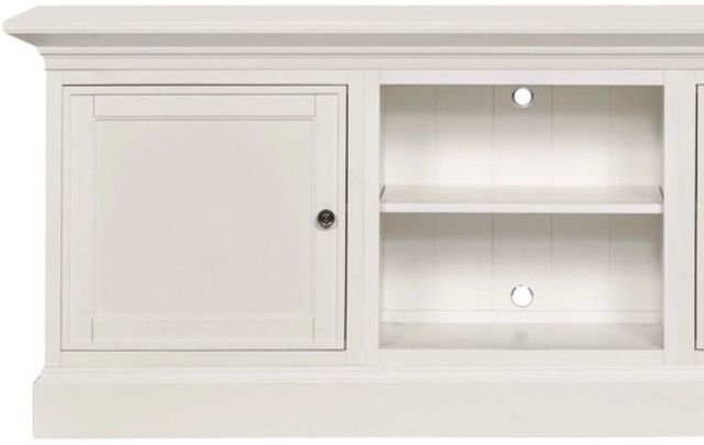 Hammary® Structures White Triple Two Door Console-1
