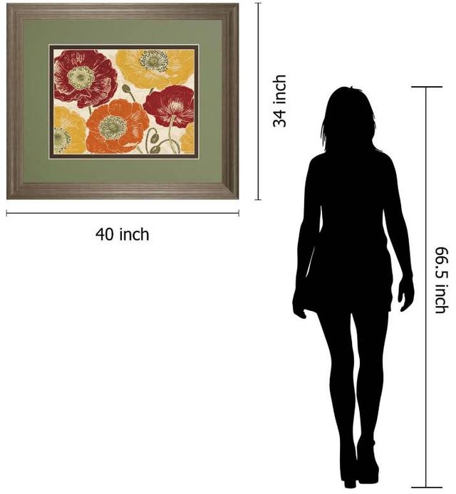 Classy Art A Poppy’s Touch I Spice by Daphne Brissonnet Wall Art-2