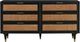 TOV Furniture Sierra Black 60" 6-Drawer Dresser-3