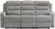 Elements International Avanti Whiskers Nature Grey Power Reclining Sofa-1