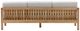 Dovetail Furniture Boe Light Gray/Natural Fabric/Teak Outdoor Sofa-4