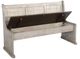 Sunny Designs™ Homestead Hills Alpine Grey/Tobacco Leaf Long Bench-1