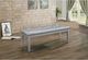 Homelegance® Allura Silver Bed Bench-1