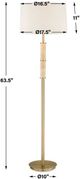 Uttermost® Verlaine Antique Gold Floor Lamp-3