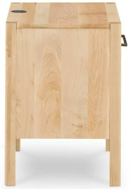 Bassett® Furniture BenchMade Parkway Lucent Nightstand with Charger-2