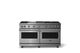 Viking® 5 Series 60" Stainless Steel Pro Style Gas (NG) Range with Polished Chrome Trim-0