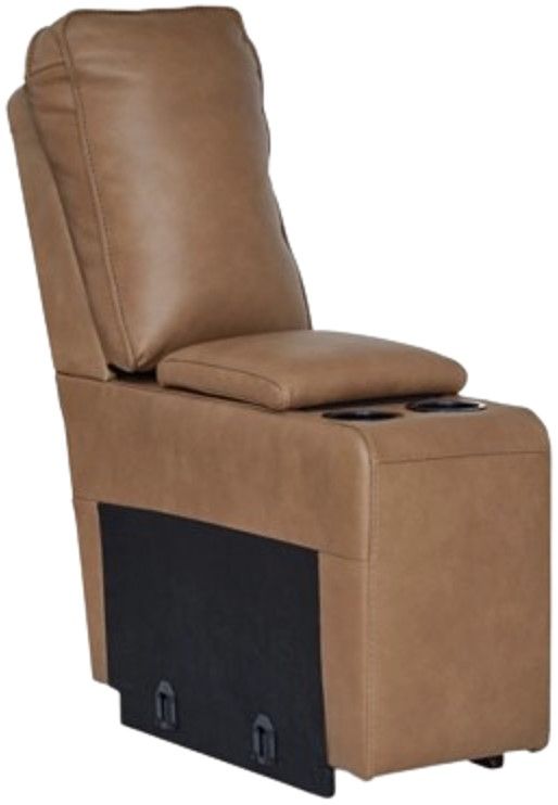 Signature Design by Ashley® DeepWakes 6-Piece Caramel Power Reclining Sectional with Storage Console-2