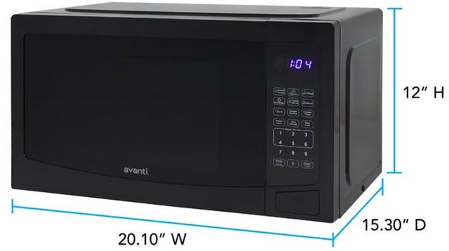 Avanti® 1.1 Cu. Ft. Black Countertop Microwave-2