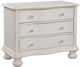 American Woodcrafters 3910 Rodanthe Dove White Bachelor Chest-0