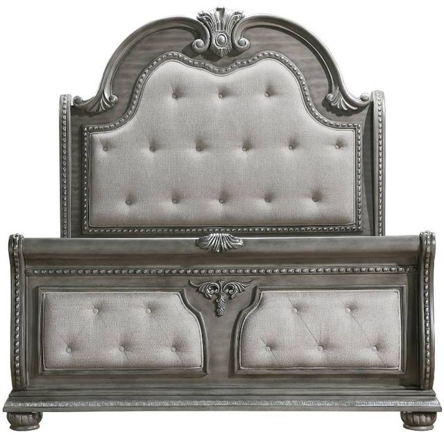 Homelegance® Bennington Gray California King Sleigh Bed-2