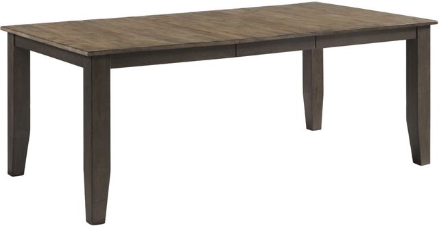 Intercon Beacon Walnut Dining Table with Charcoal Base-0