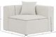 Meridian Furniture Cube Cream Corner Chair-4