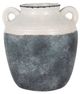 A & B Home Gray/White 7" Flower Vase -1