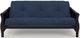 dhp furniture® Blue Espresso Wood Futon with Arms-3