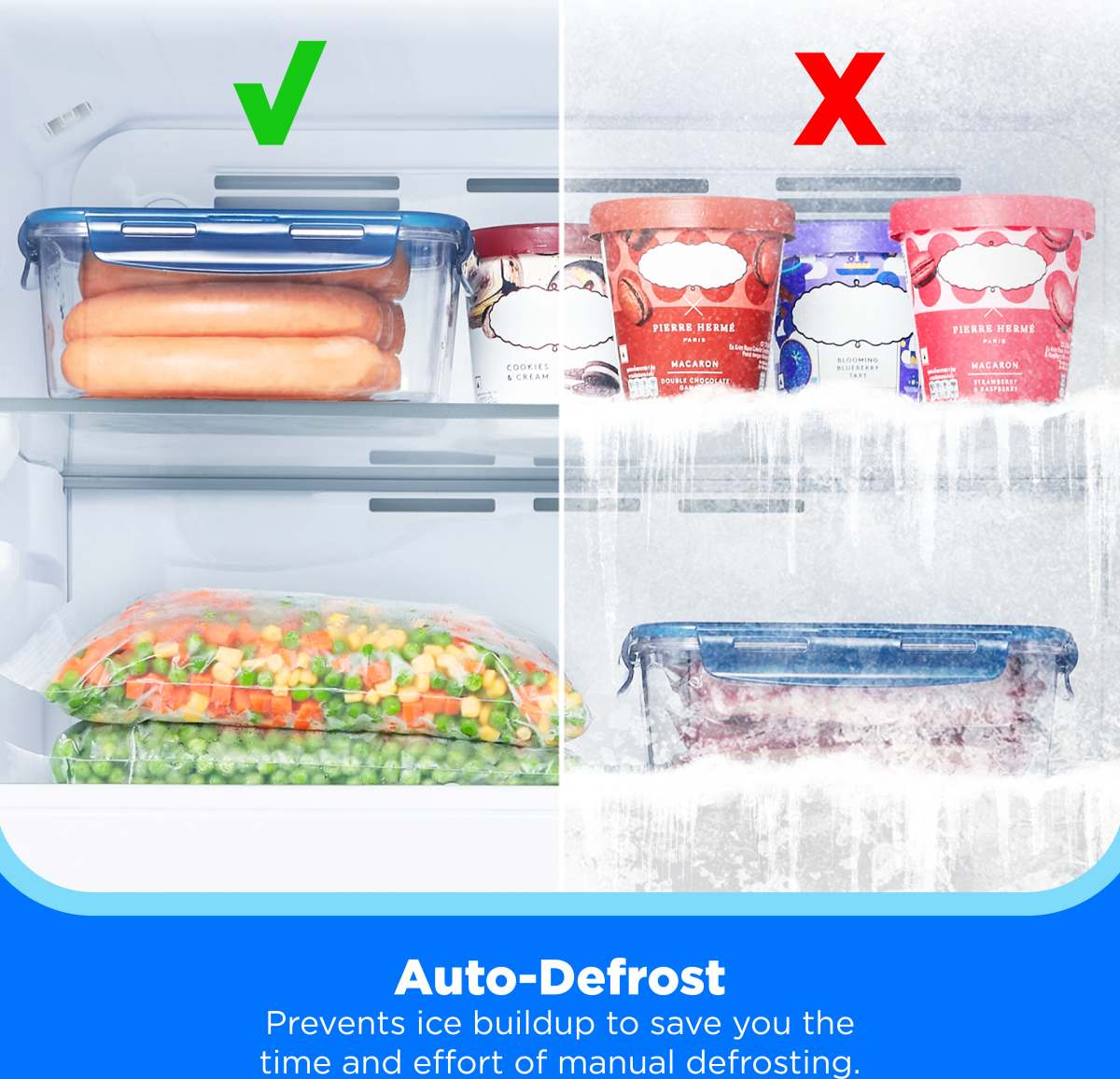 Midea® 18.0 Cu. Ft. White Top Freezer Refrigerator | Albert Lee