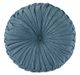 Olliix by Intelligent Design Loretta Aqua 22" Diameter x 6" Poly Chenille Round Floor Pillow Cushion-0