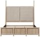 Liberty Furniture Proximity Place Barley/Barley Buff California King Poster Bed-2