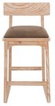 International Furniture Direct Balam Gray/Stained White Barstool-2