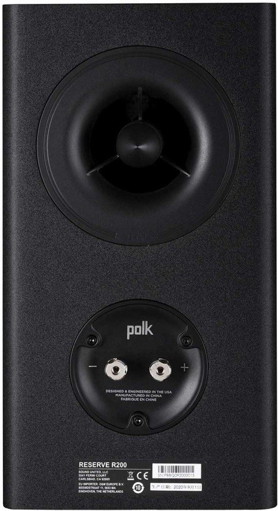 Polk Audio® R200 Black Bookshelf Speakers (Pair)-3