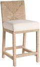 Universal Explore Home™ Oasis Coastal Living Home Abaca Beige Counter Chair-0