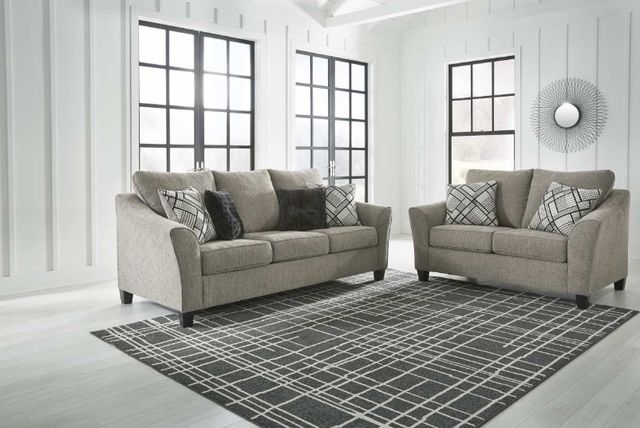 Benchcraft® Barnesley 2-Piece Platinum Living Room Set-3