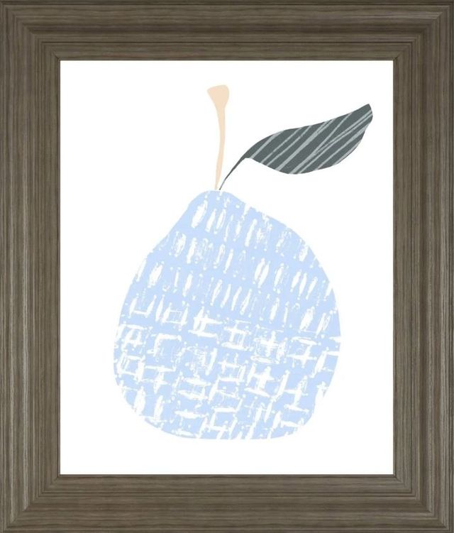 Classy Art Blue Cut Paper Fruit IV by June Erica Vess Wall Art-0