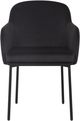 TOV Furniture Sydney 2-Piece Black Velvet Armchair-3