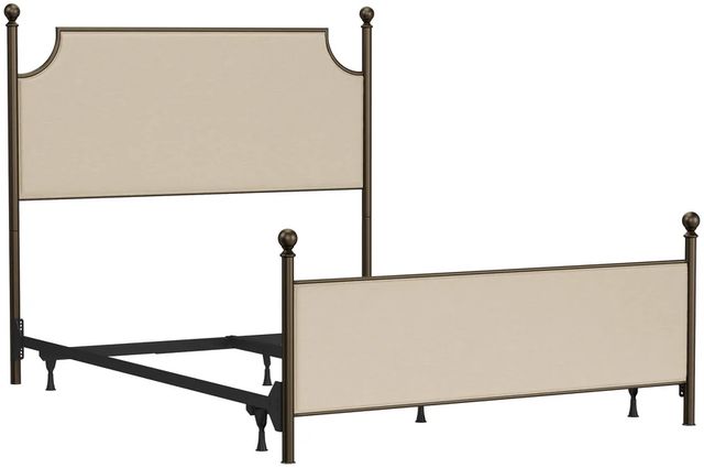 HH2 Home McArthur Beige/Bronze Queen Panel Bed-3