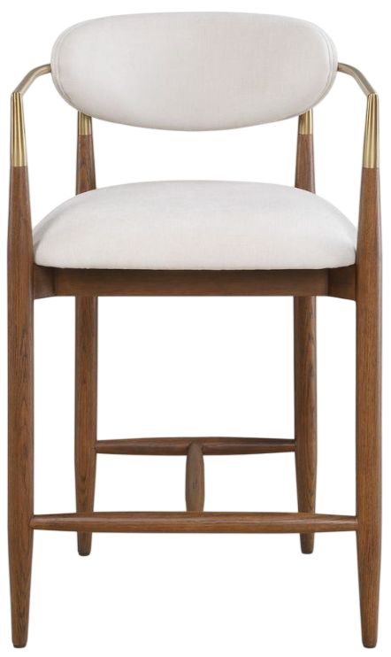 Uttermost® Moxie Walnut Counter Stool-3