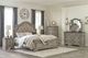 Signature Design by Ashley® Lodenbay Antique Gray King Panel Bed-4