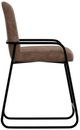 International Furniture Direct Seating Black/Cognac Bar Stool-3