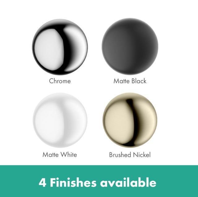 Hansgrohe Finoris Matte Black 4-Hole Roman Tub Set Trim with Handshower-1