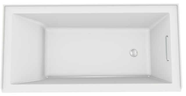 KOHLER® Underscore® Ice Gray 60" x 30" Alcove Bath - Right Drain-2