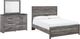 Signature Design by Ashley® Bronyan 3-Piece Dark Gray Queen Panel Bed Set-0
