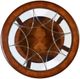 Hooker® Furniture Brookhaven Distressed Medium Clear Cherry Round Cocktail Table-1