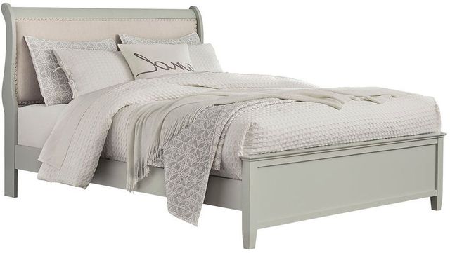 Signature Design by Ashley® Jorstad 4-Piece Gray California King Sleigh Bed Set-1