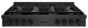 ZLINE Paramount 48" Black Satin Stainless Steel Gas Rangetop with 8 Burners and Porcelain Cooktop -0