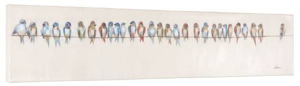 YHD Birds on a Wire IV Wall Art-2