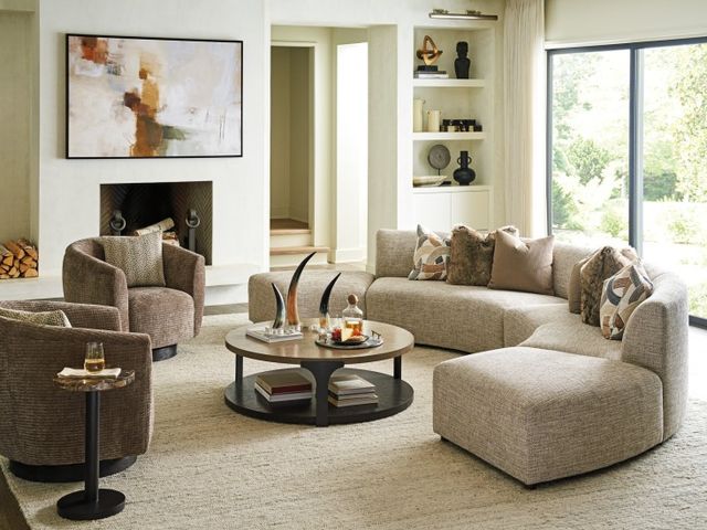 Lexington Home Customizable Zanzibar Haviland Swivel Chair-1