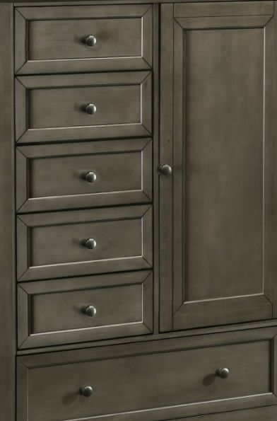 Intercon San Mateo Gray Youth Chifferobe-1