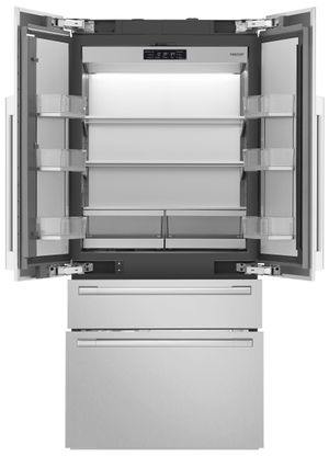Signature Kitchen Suite 19.3 Cu. Ft. Panel Ready Built In French Door Refrigerator