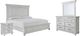 Benchcraft® Kanwyn 4-Piece Whitewash Queen Panel Bed Set-0