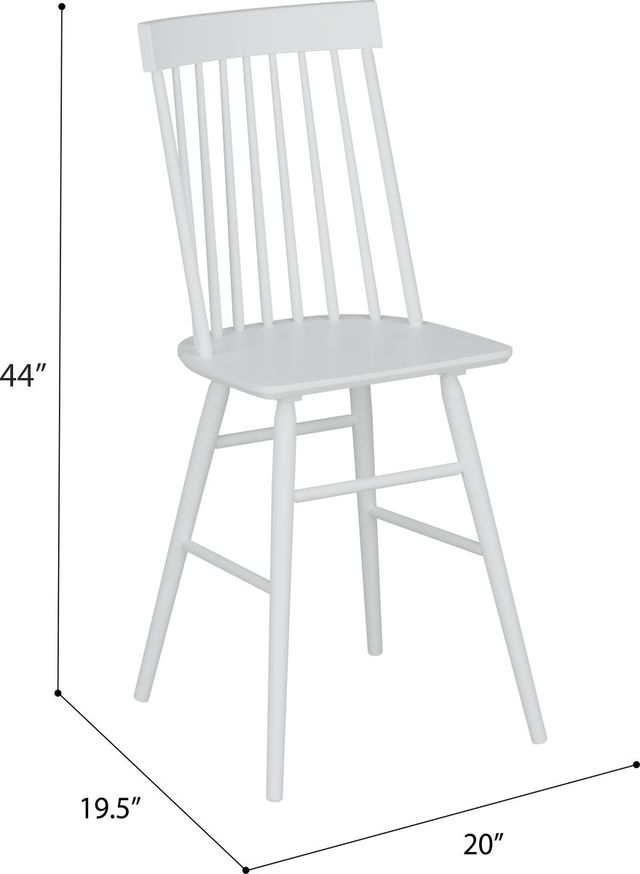 Emerald Home Midland White Counter Chair-1