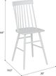 Emerald Home Midland White Counter Chair-1