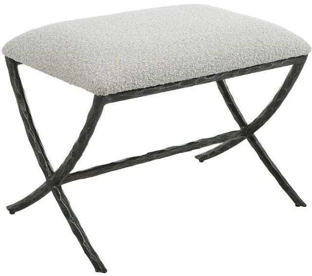 Uttermost® Brisby Black/White Bench-0
